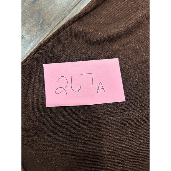 Fashque Womens Brown Sleeveless Floral Embroidered Top - Picture 7 of 7